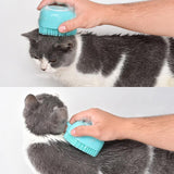 Shampoo'Minou™ |  La brosse toilettage et massage avec shampoing intégré